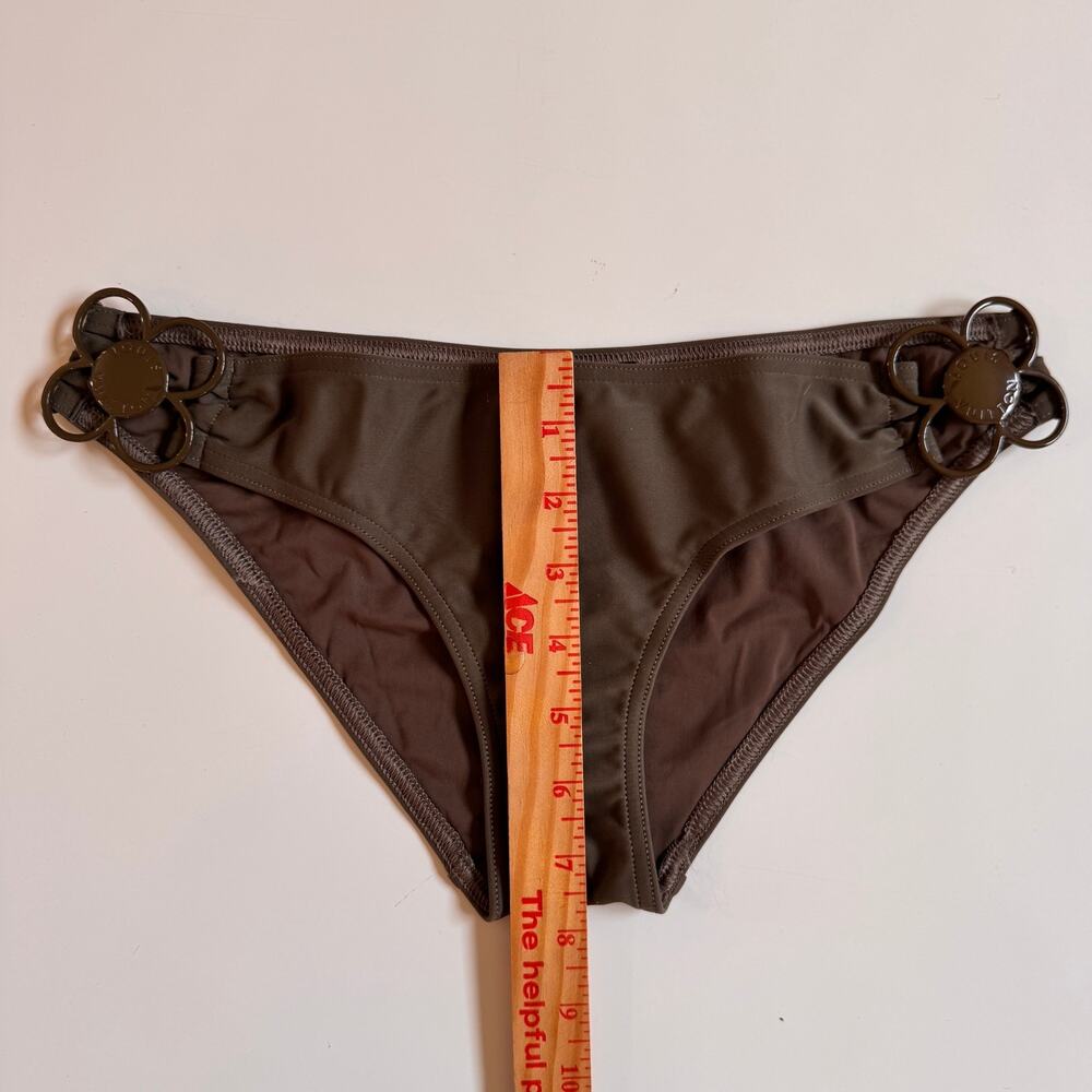 Louis Vuitton Olive Green Floral Charm Bikini Bathing Swim Suit Size 36 US 4 - Picture 13 of 15